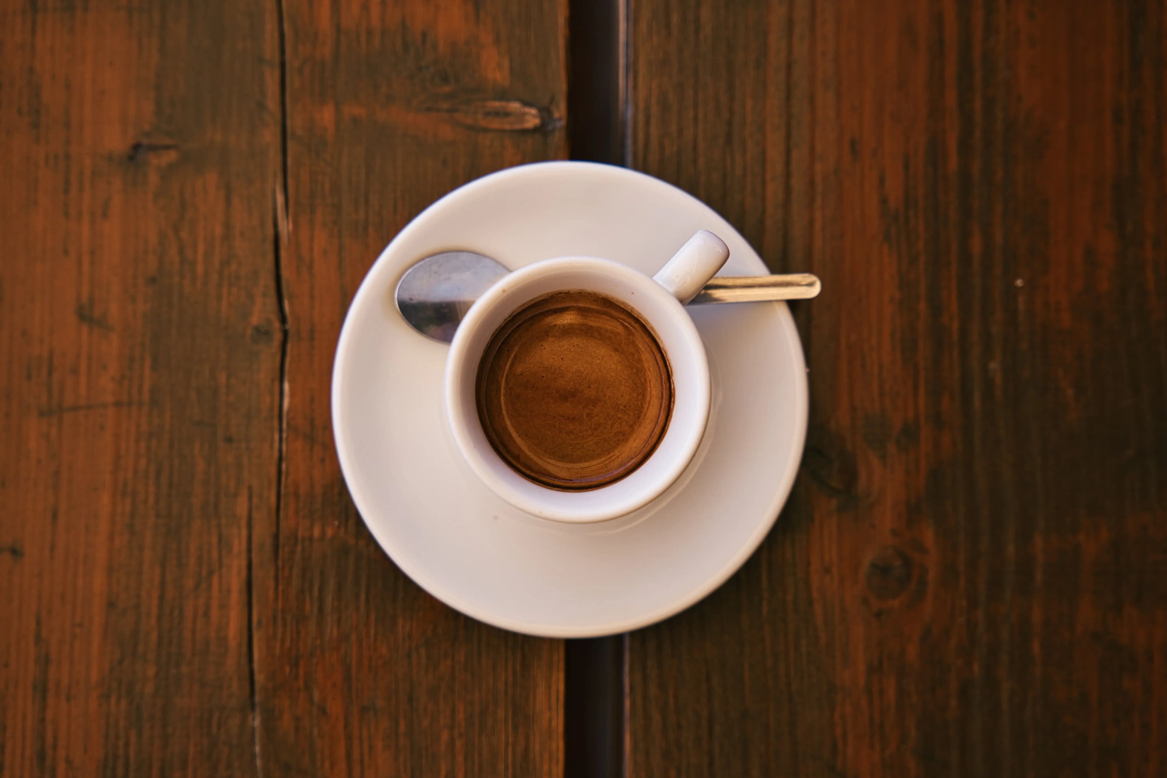 Espresso z kávy Caffè Hardy v Cukrárně Ella